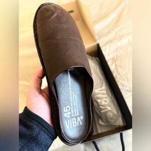 VIBA Roma Leather Slippers (Cocoa Brown)